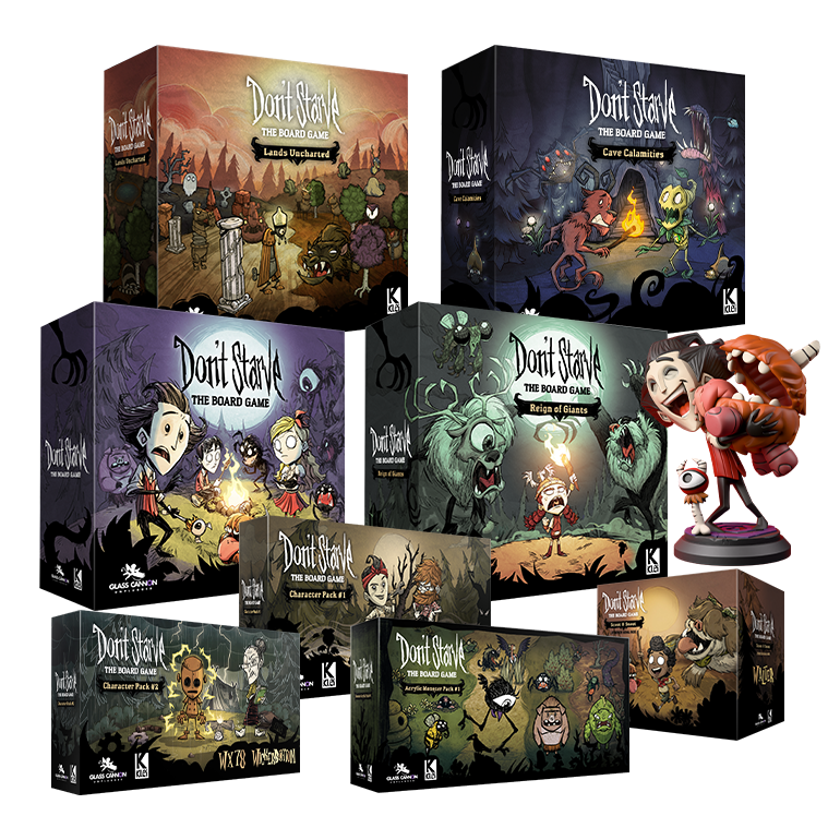 Don't Starve: The Board Game—All-In Gameplay Pledge (Acrylic Standees)