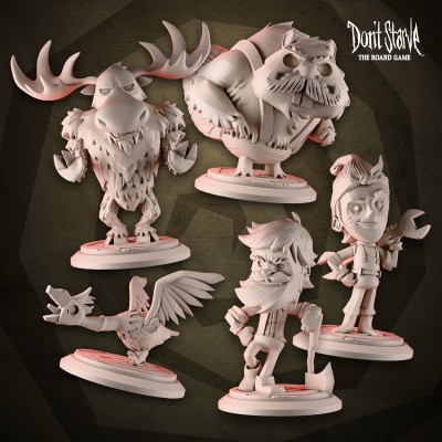 Don't Starve: The Board Game—Character Pack #1 (Plastic Miniatures)
