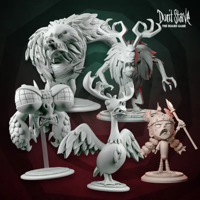 Don't Starve: The Board Game—Reign of Giants (Plastic Miniatures)