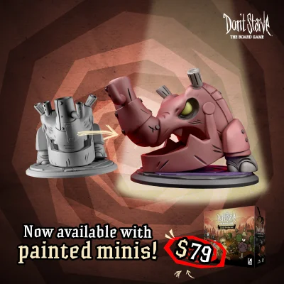 Don't Starve: The Board Game—Lands Uncharted (Plastic Miniatures)