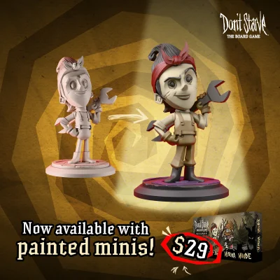 Don't Starve: The Board Game—Character Pack #1 (Plastic Miniatures)